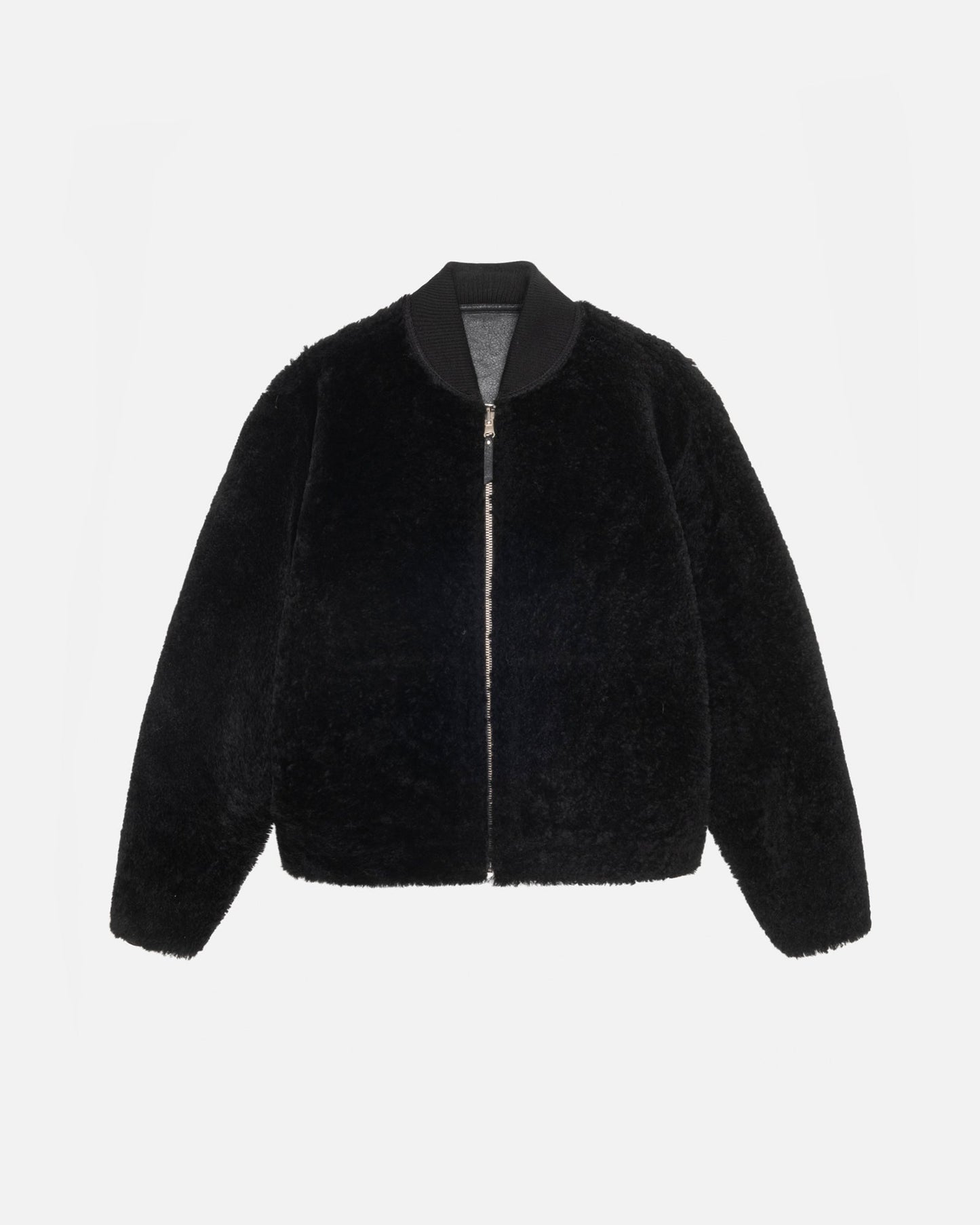 SHEARLING REVERSIBLE BOMBER