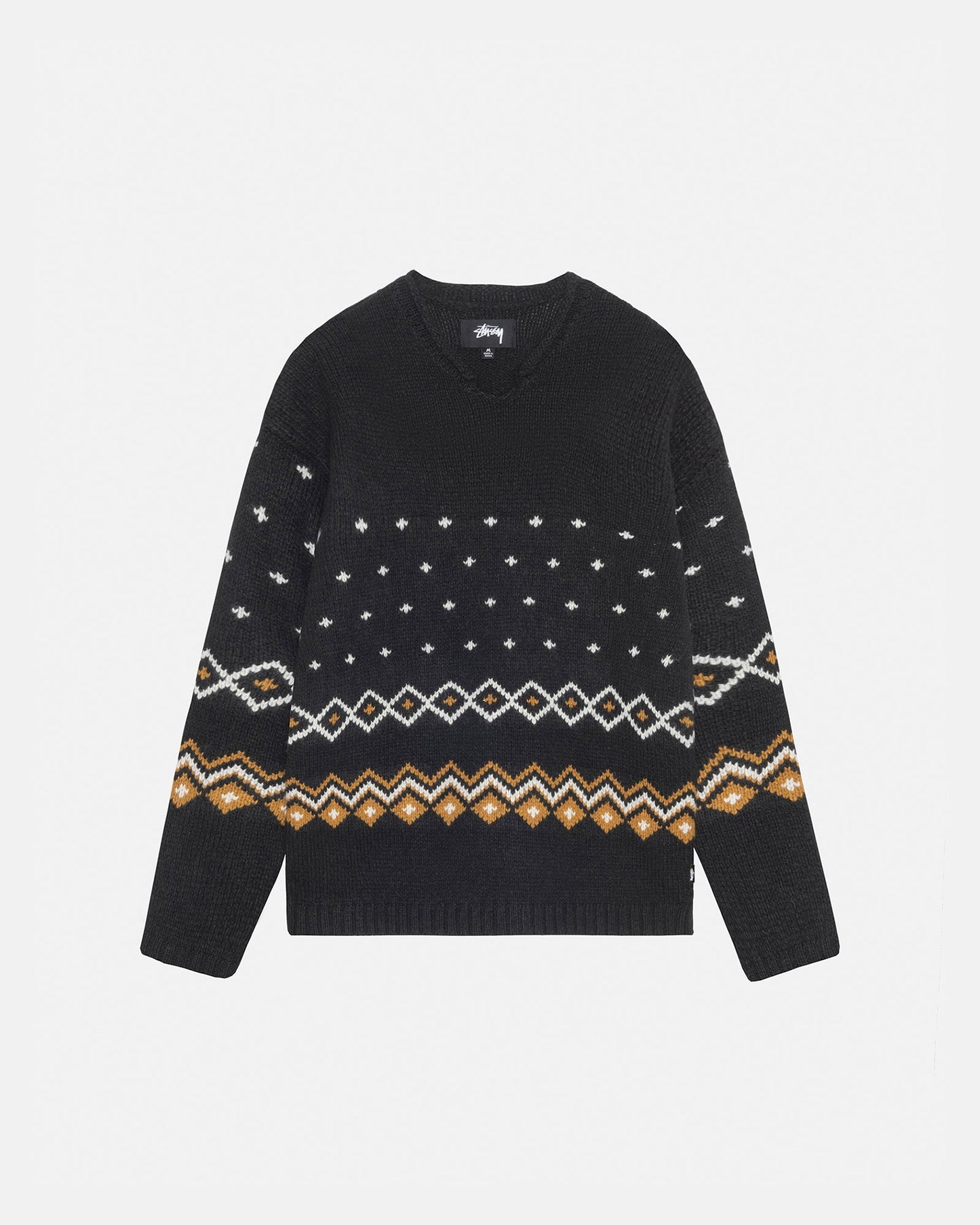 ROLL NECK FAIRISLE SWEATER